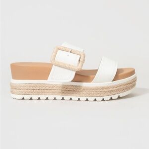 NIB MIA Carol Espadrille Flatform Sandals Size 8.5